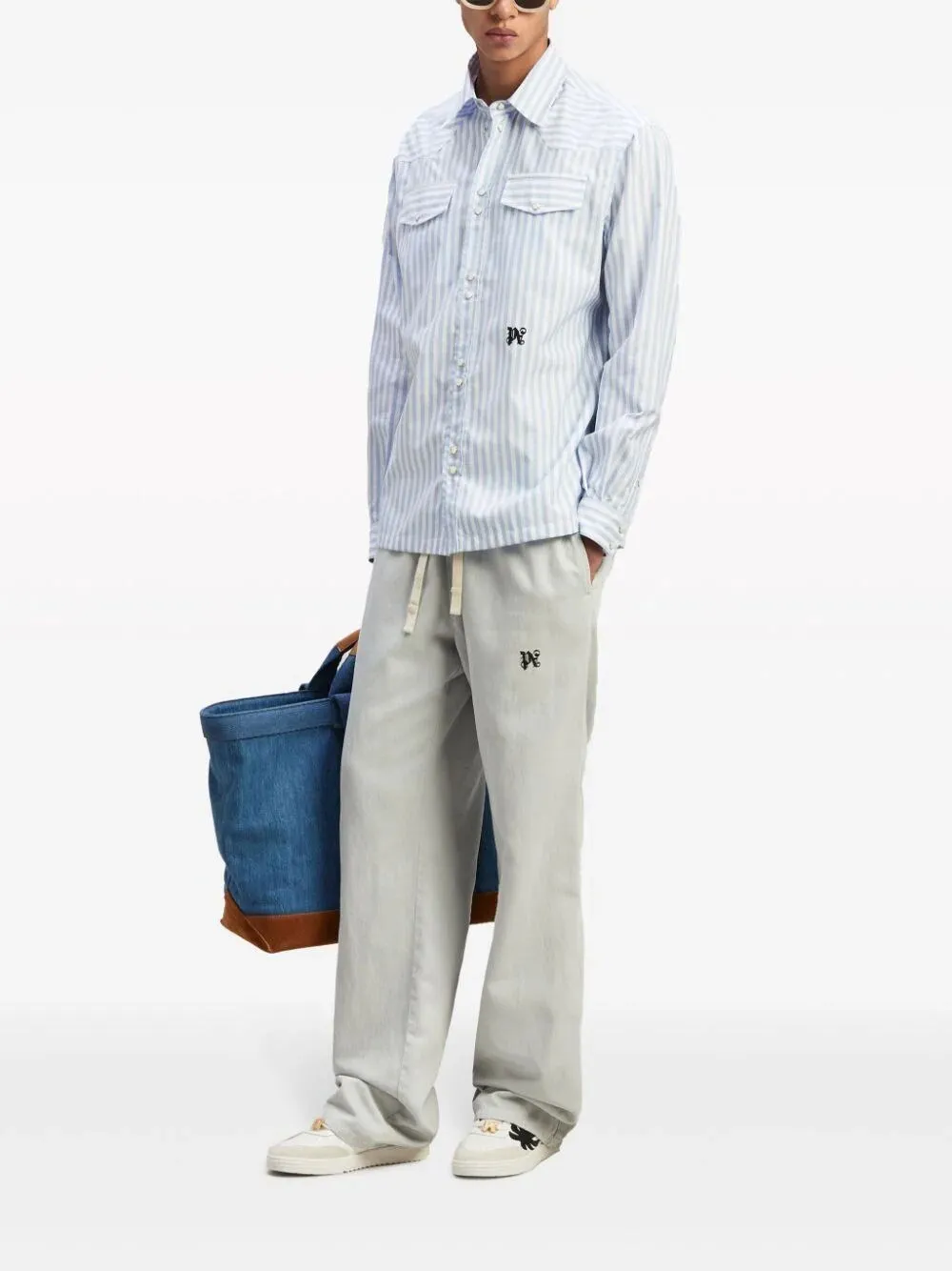 `Monogram` Striped Shirt