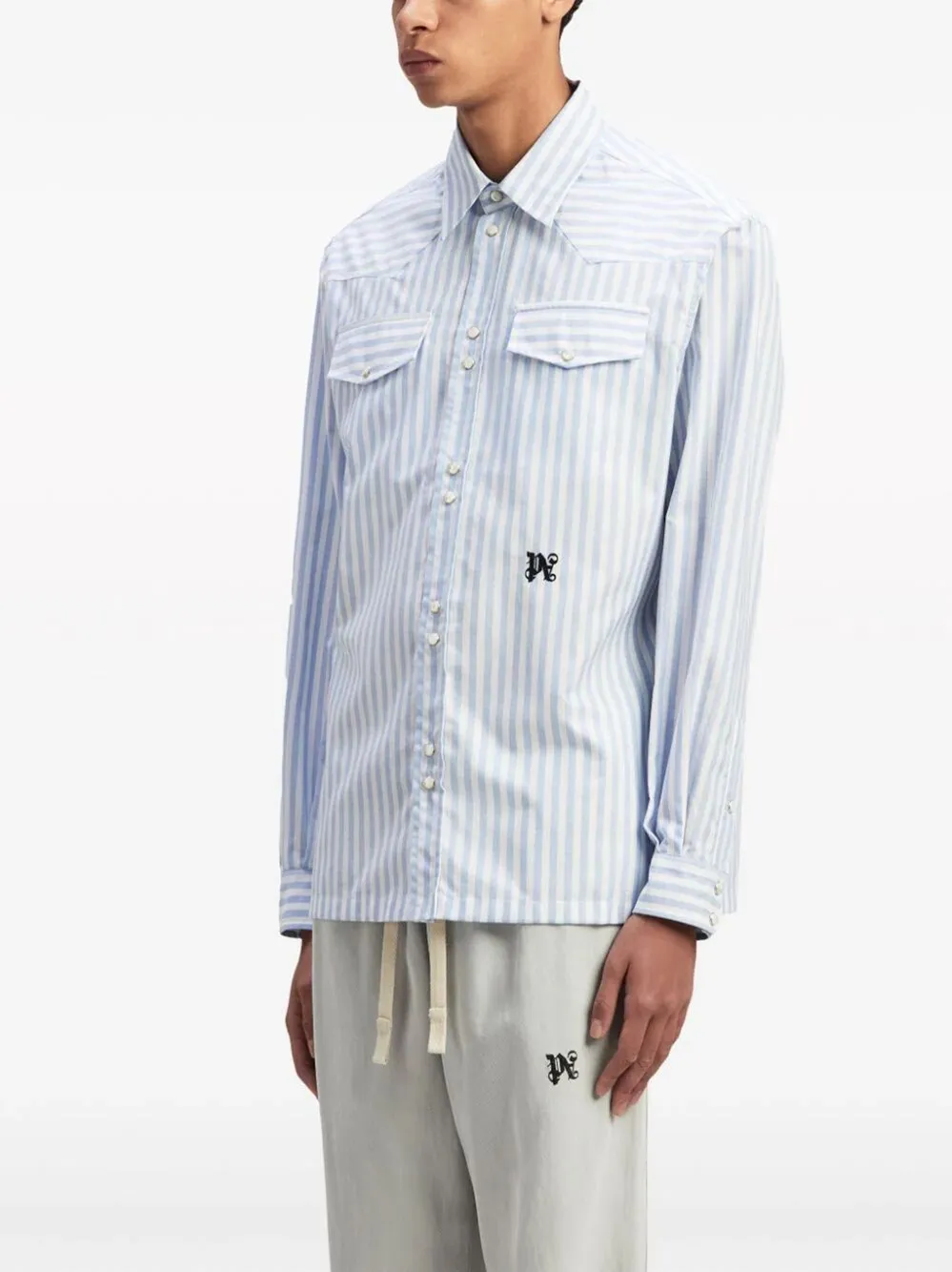 `Monogram` Striped Shirt
