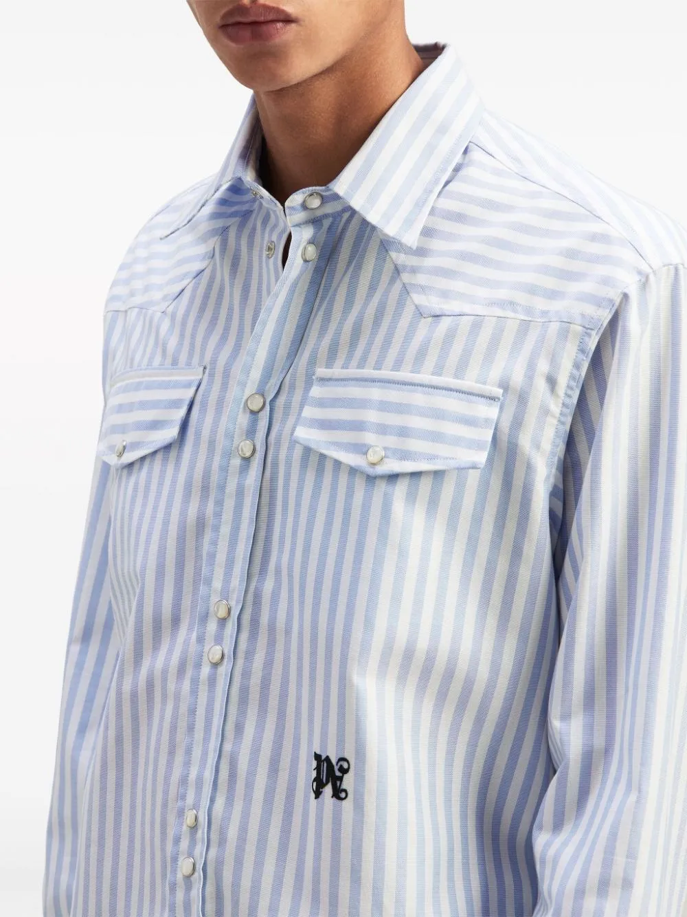 `Monogram` Striped Shirt