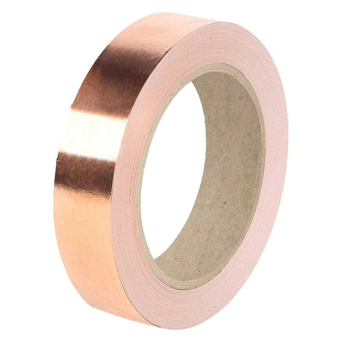 Nastro in rame RS PRO, 33m x 19mm x 0.035mm, Conduttivo, Resistenza termica +155°C max