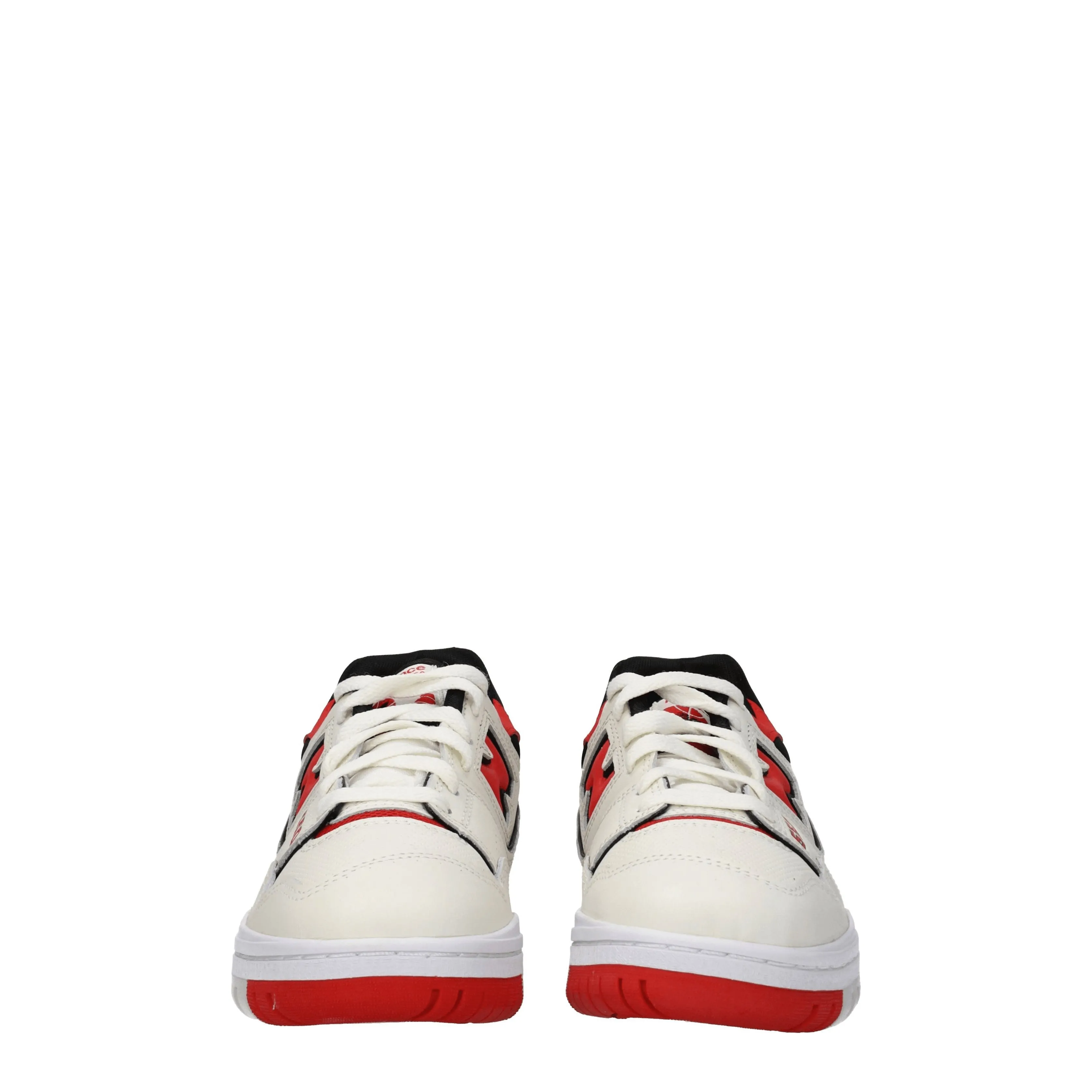 New Balance Sneakers 550 Donna Pelle Beige/Rosso