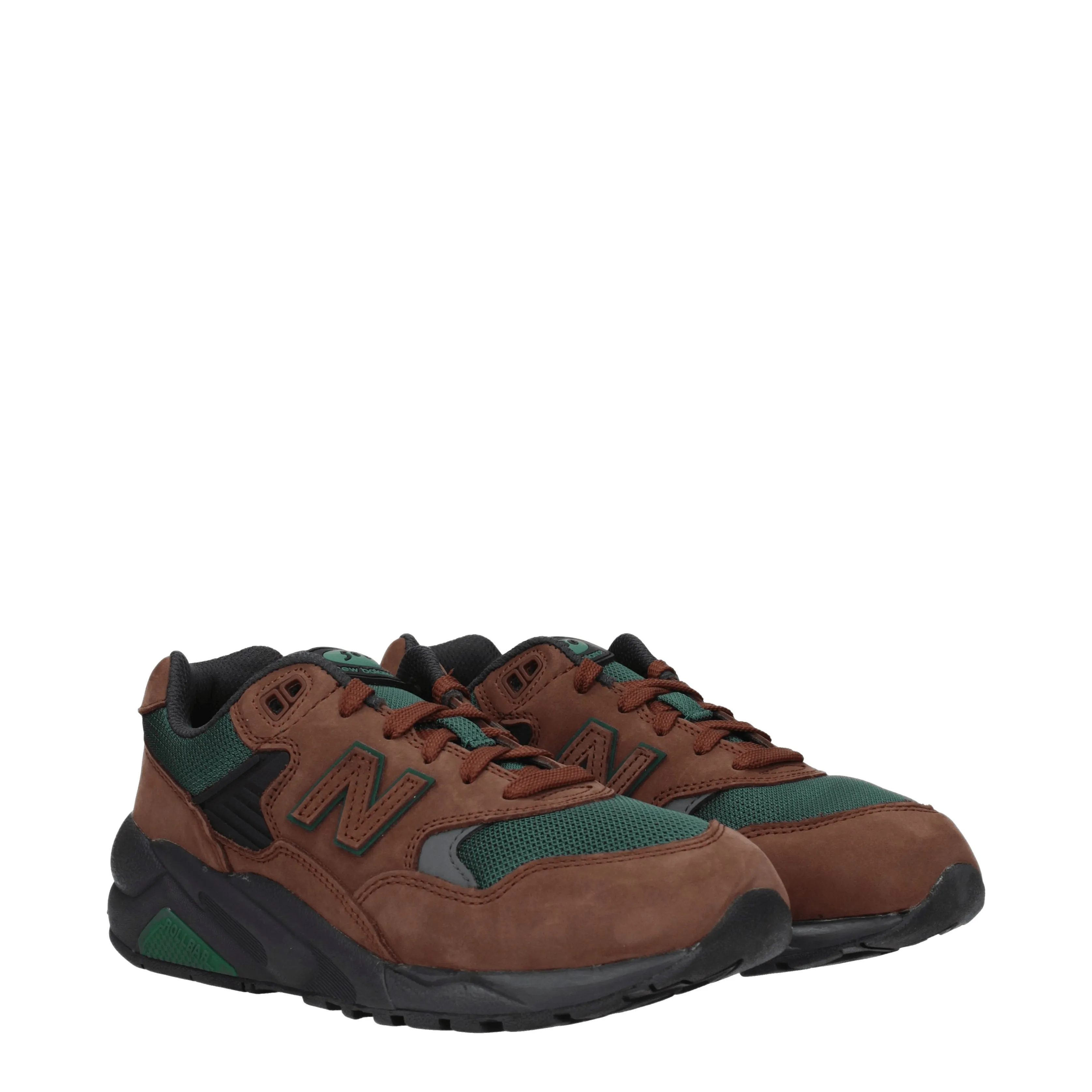 New Balance Sneakers 580 Uomo Camoscio Marrone/Verde