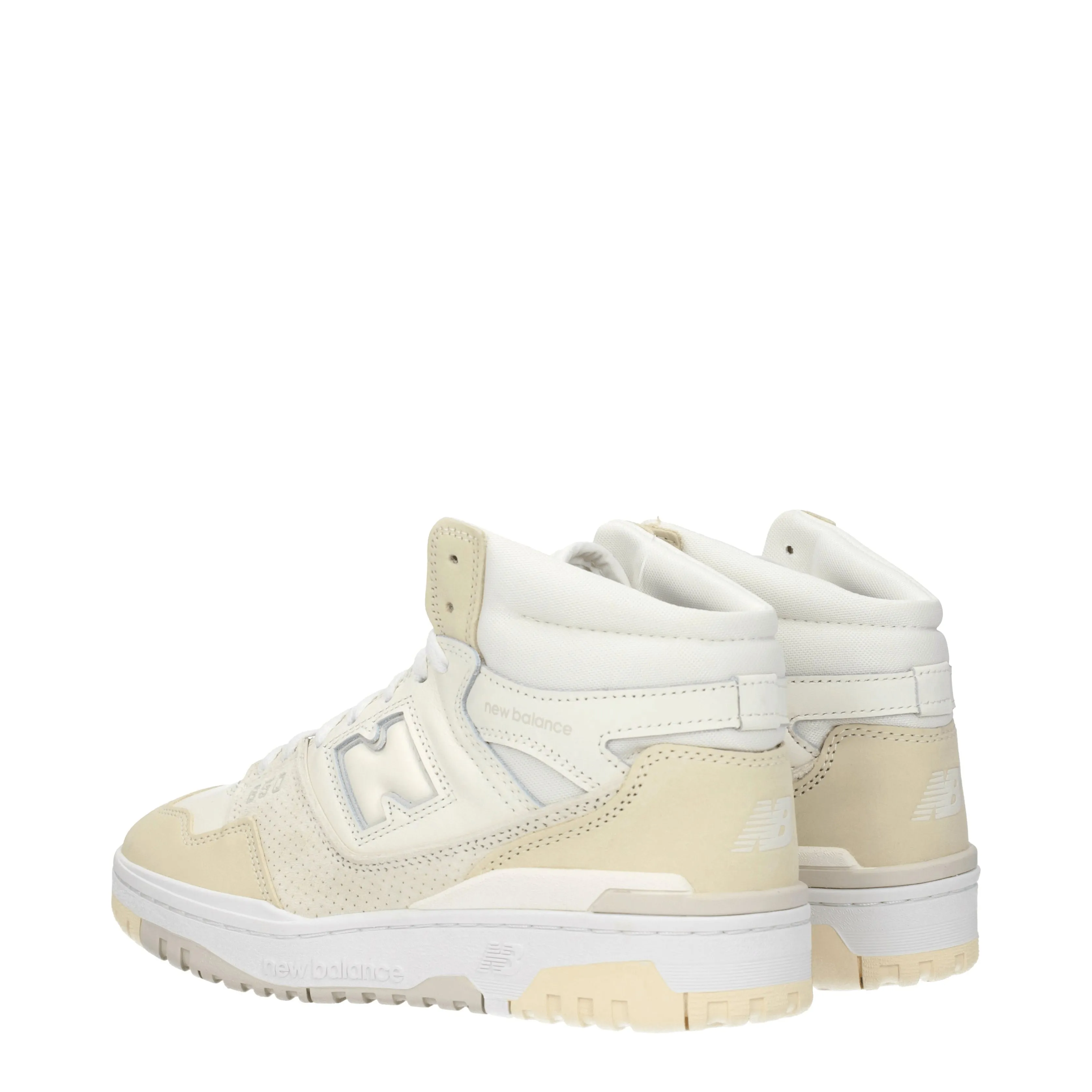New Balance Sneakers 650 Uomo Pelle Bianco/Noce
