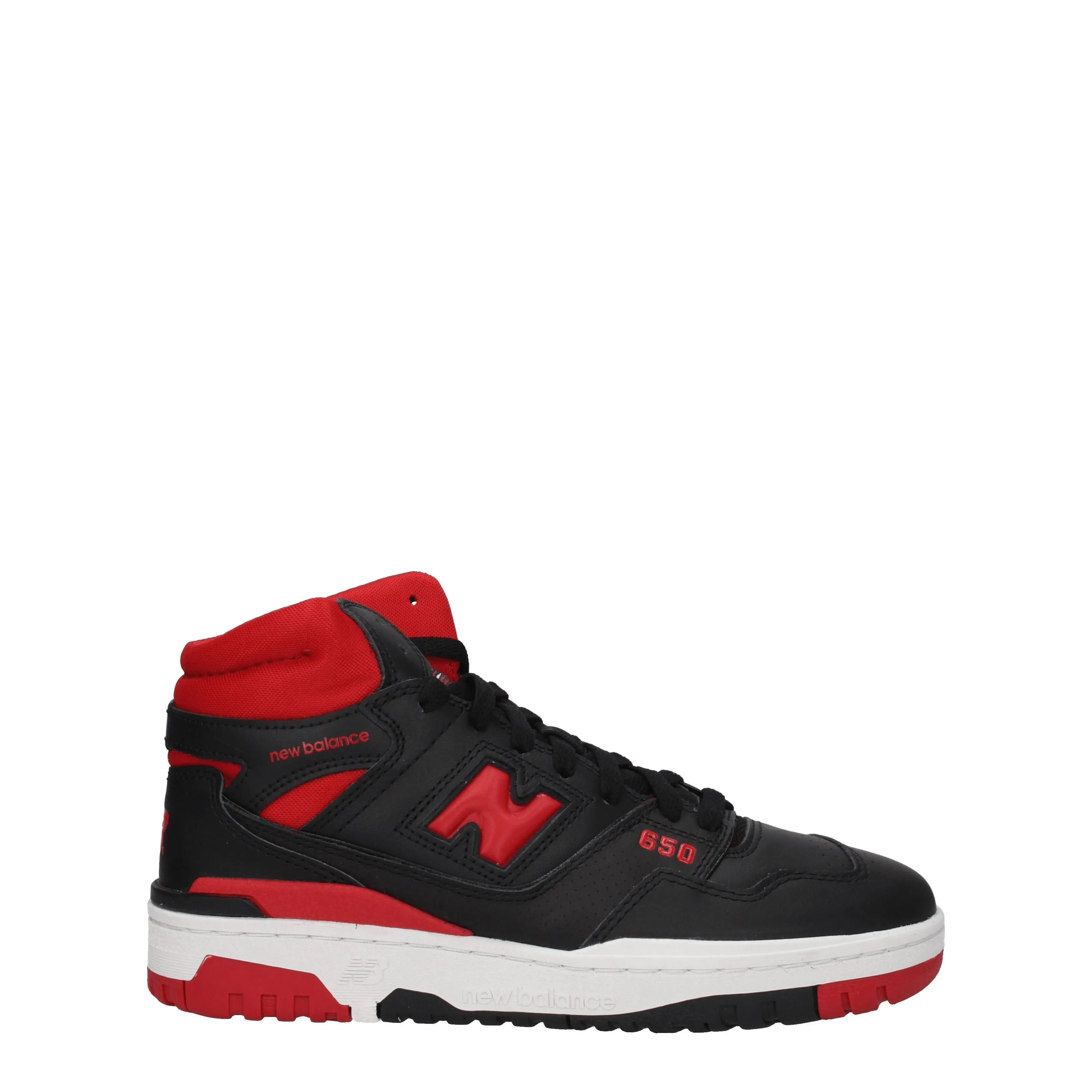 New Balance Sneakers 650 Uomo Pelle Nero/Rosso