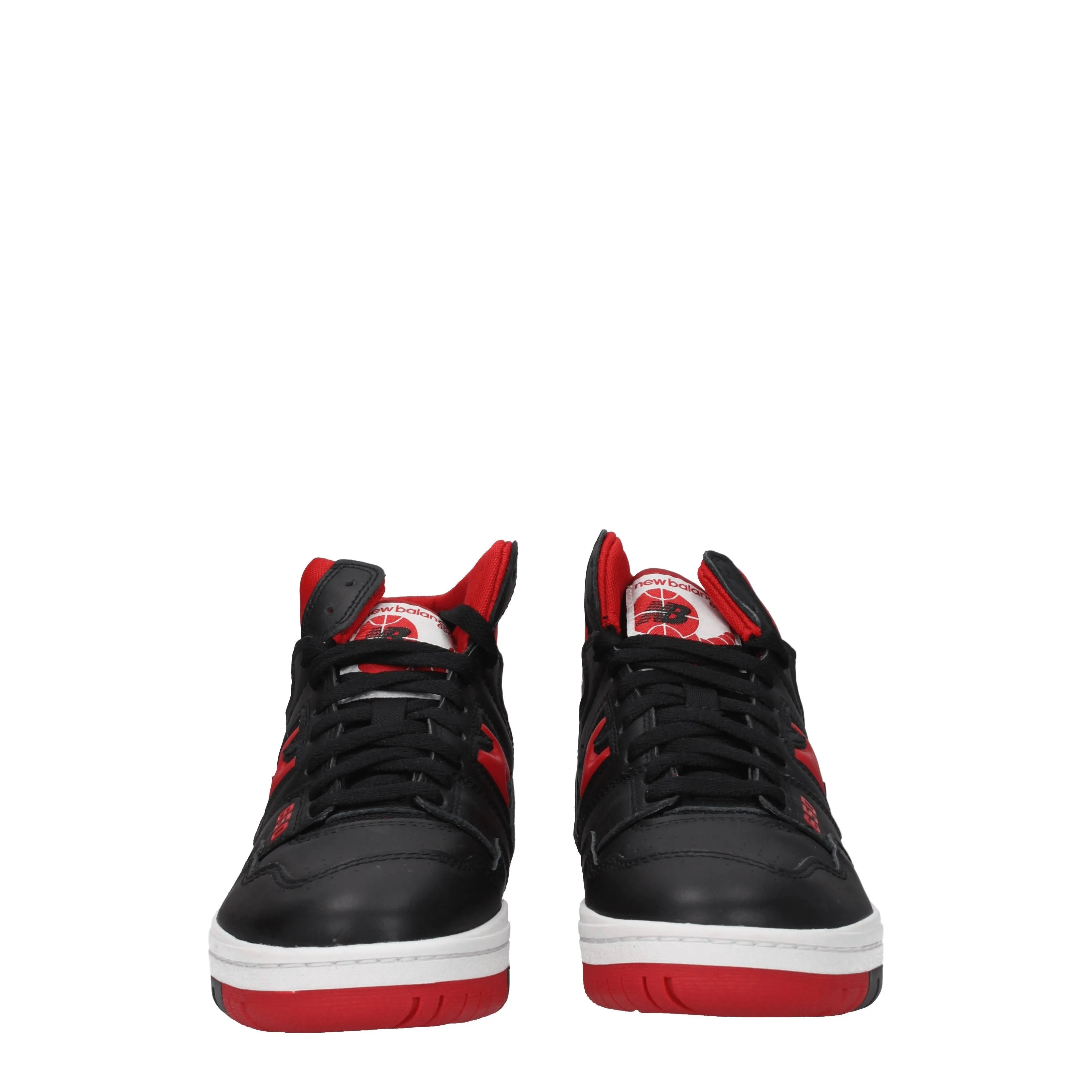New Balance Sneakers 650 Uomo Pelle Nero/Rosso