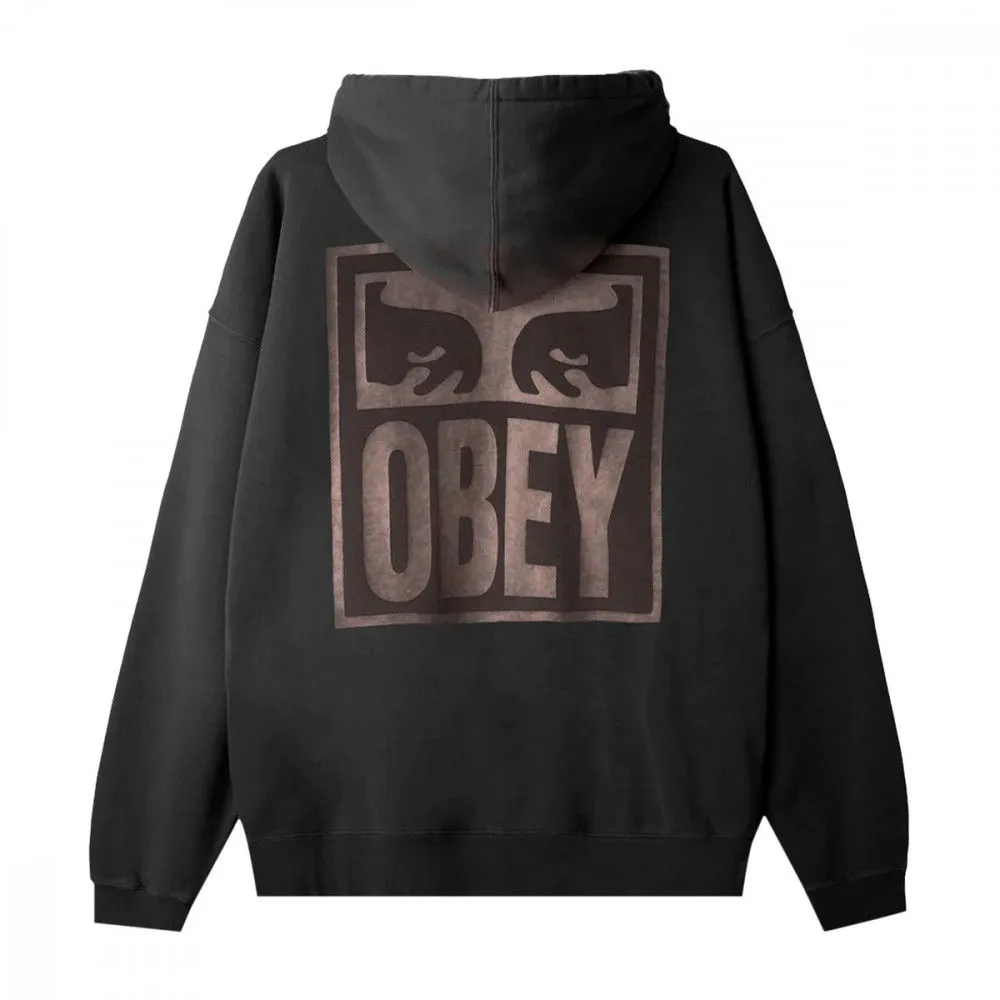 OBEY FELPA CON CAPPUCCIO PIGMENT EYES ICON