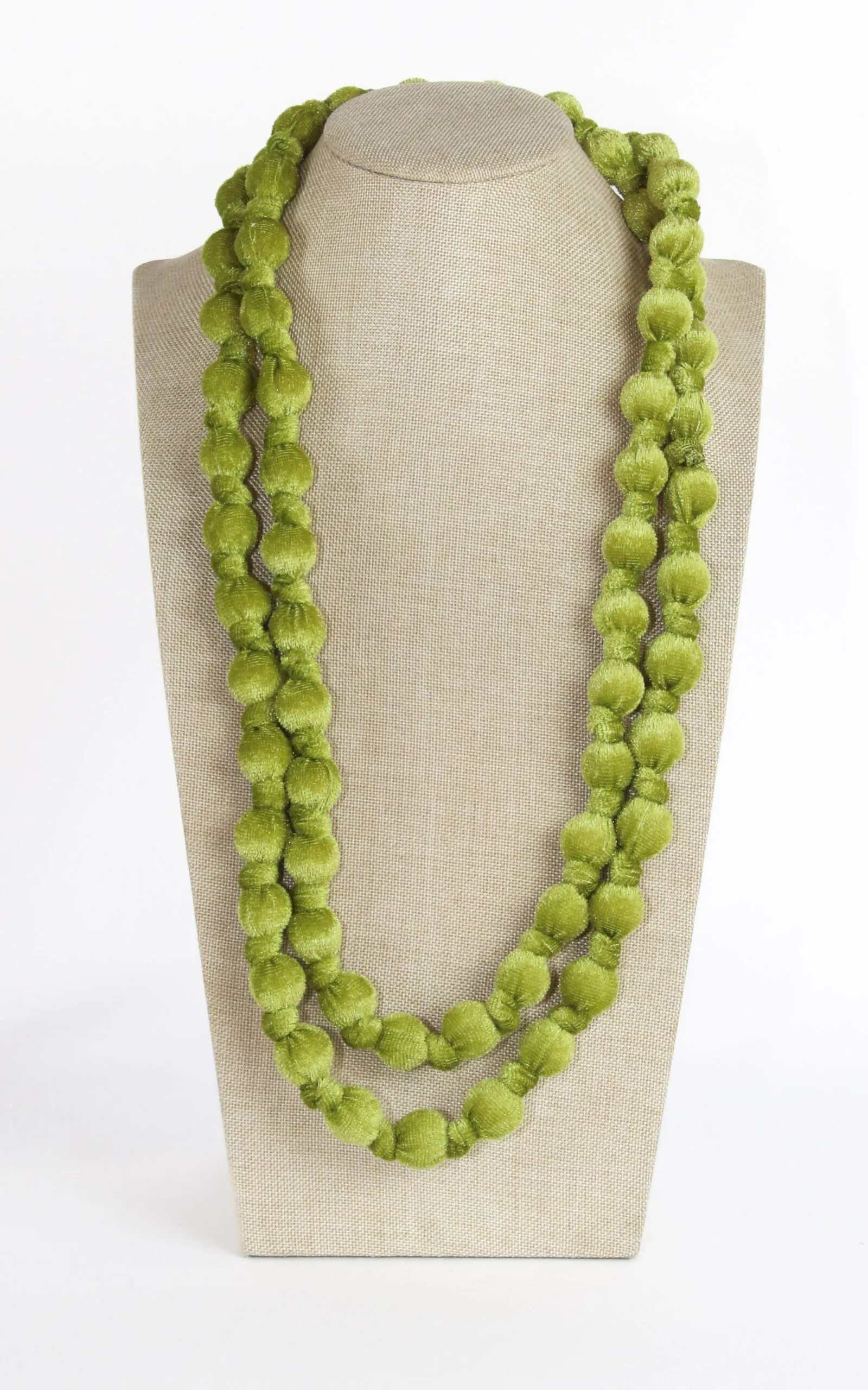 Off-On – collana lunga –  verde lime
