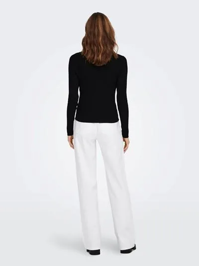 Only  ---------    ------------ maglione* w meddi ls rib button cardigan