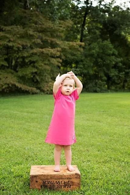Organickid - Vestito gufo rosa 2 anni