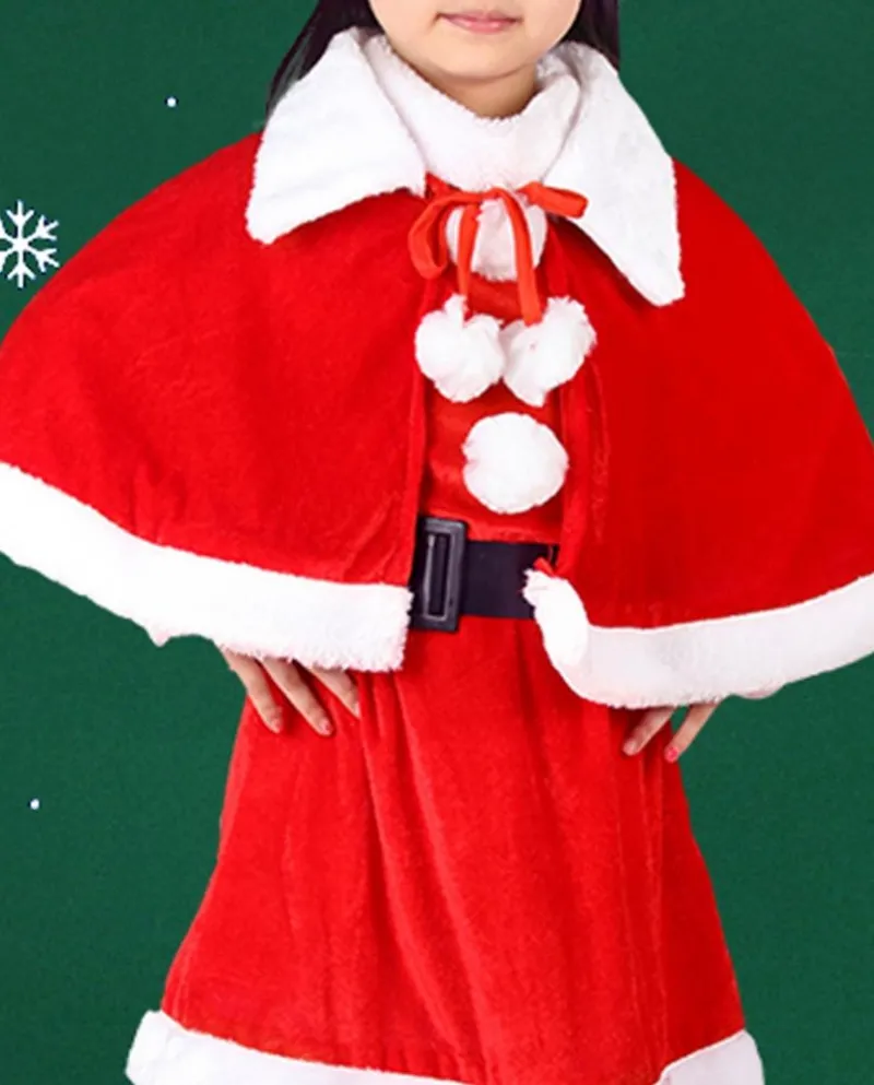 Palline di peluche di flanella con fiocco di capo di Natale per bambini adulti con colletto rovesciato