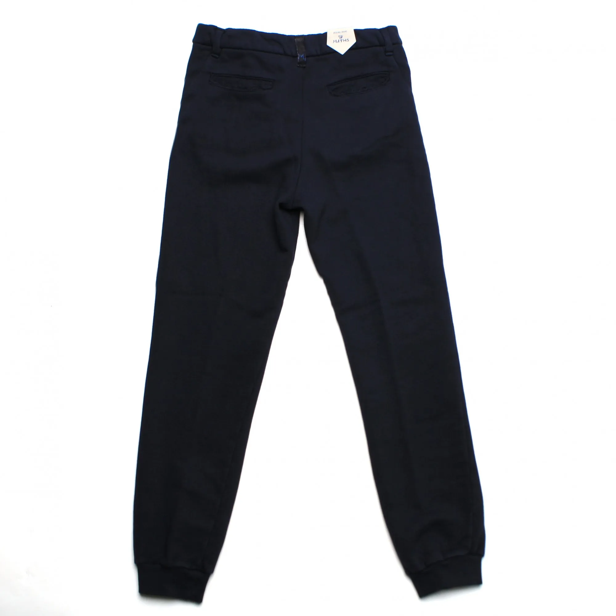 Pantalone Elasticizzato Caviglia Blu Notte