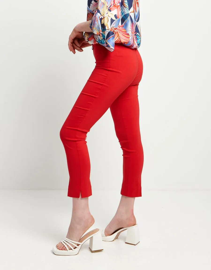 Pantalone in bengalina alla caviglia