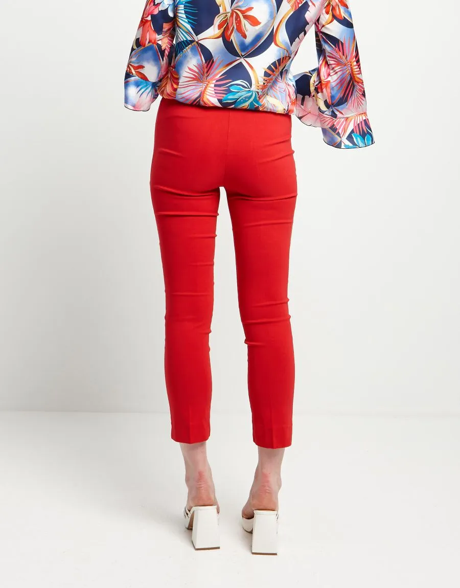 Pantalone in bengalina alla caviglia
