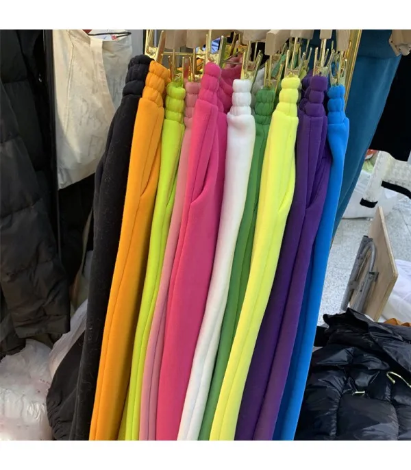 Pantalone in tuta di felpa colors