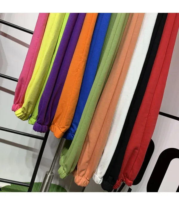 Pantalone in tuta di felpa colors