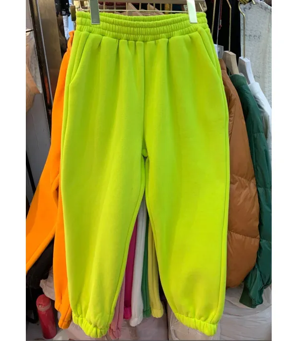 Pantalone in tuta di felpa colors