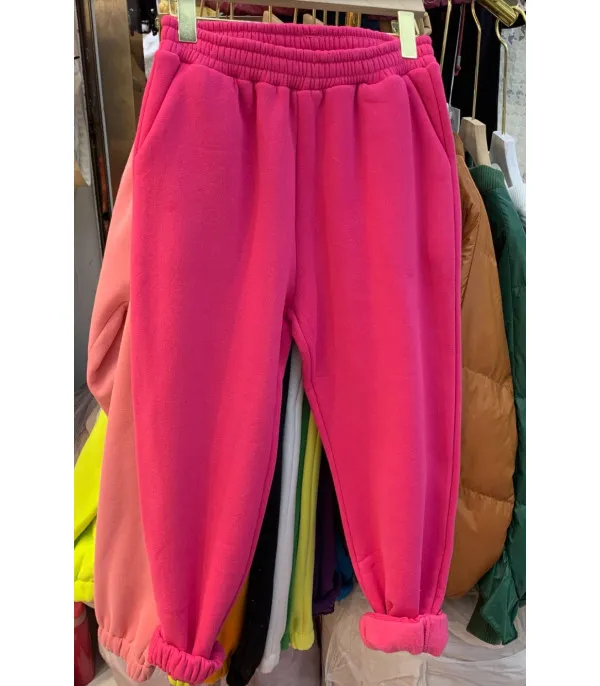 Pantalone in tuta di felpa colors
