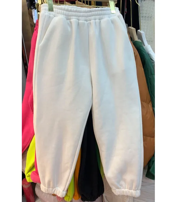 Pantalone in tuta di felpa colors