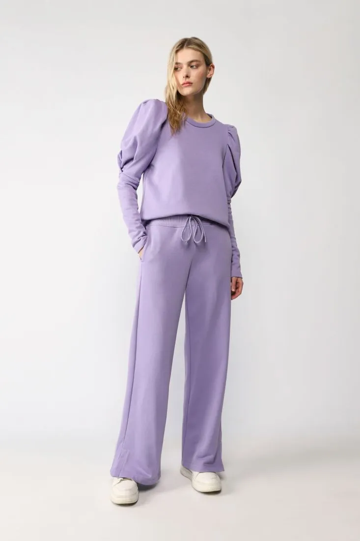 Pantaloni a palazzo monocolour con coulisse