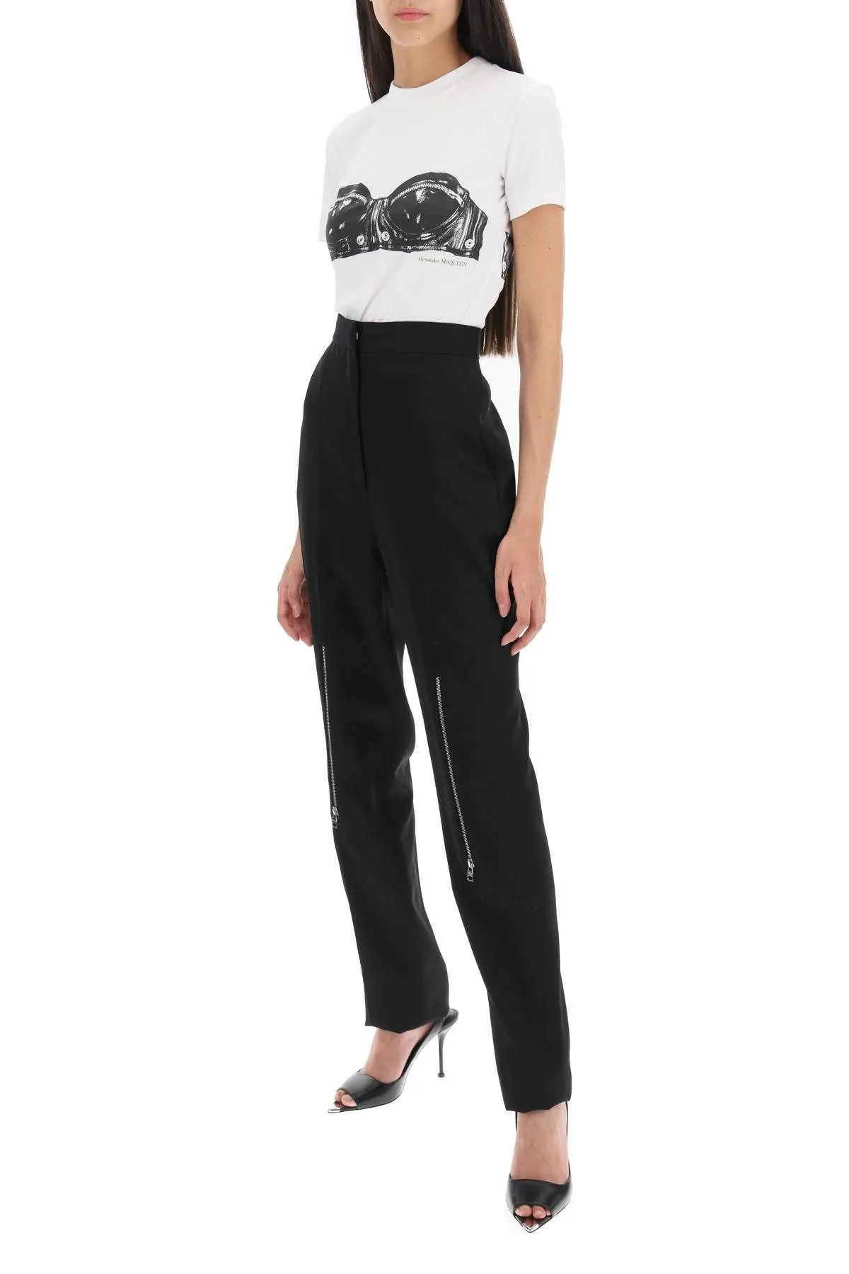 PANTALONI CON ZIP SULLE GINOCCHIA