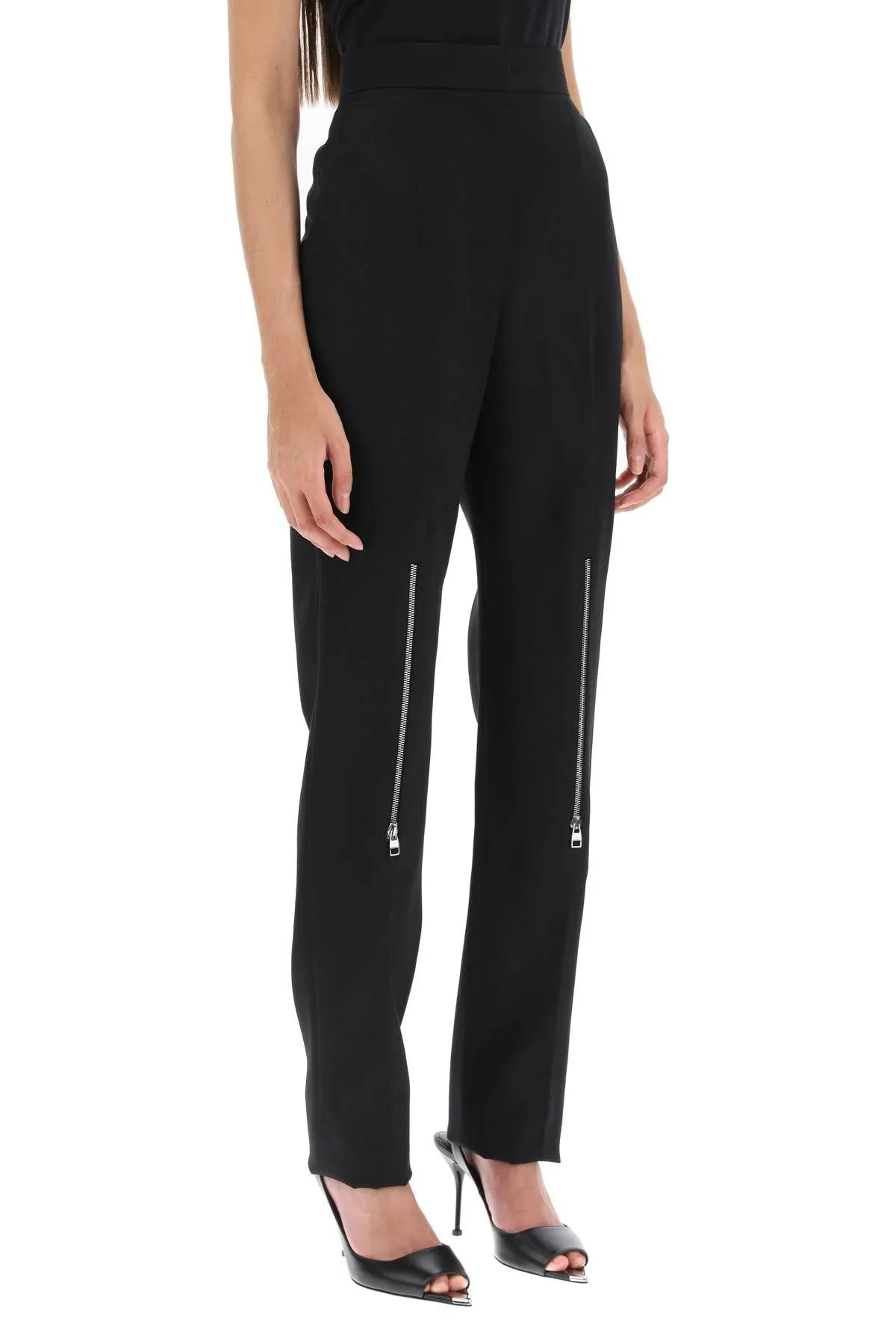 PANTALONI CON ZIP SULLE GINOCCHIA