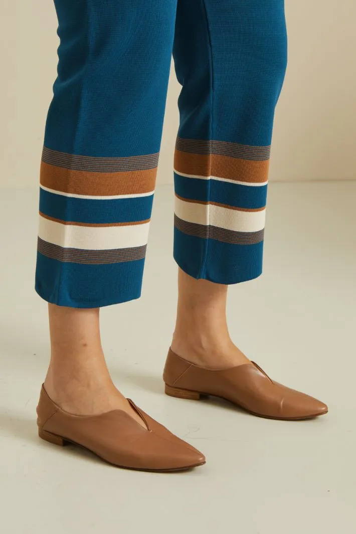 Pantaloni in maglia di viscosa