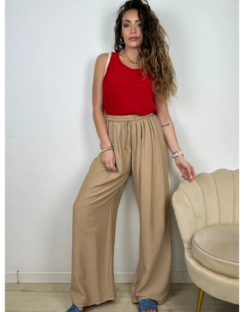PANTALONI MARY BEIGE
