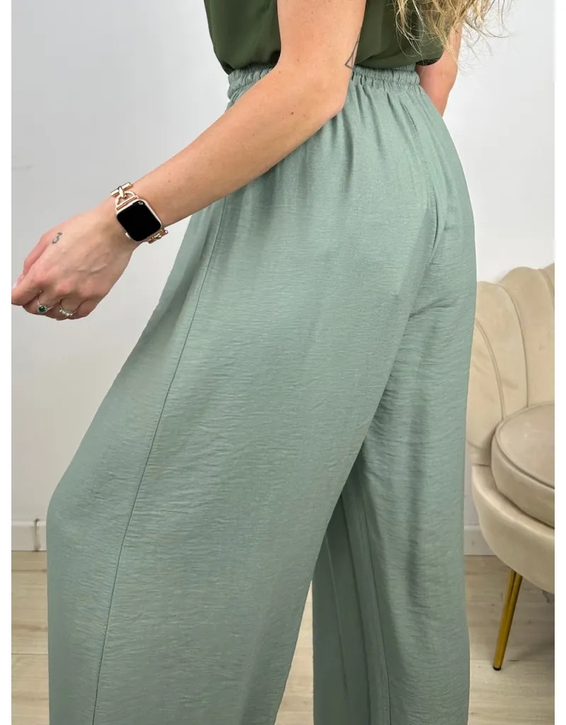 PANTALONI MARY VERDE