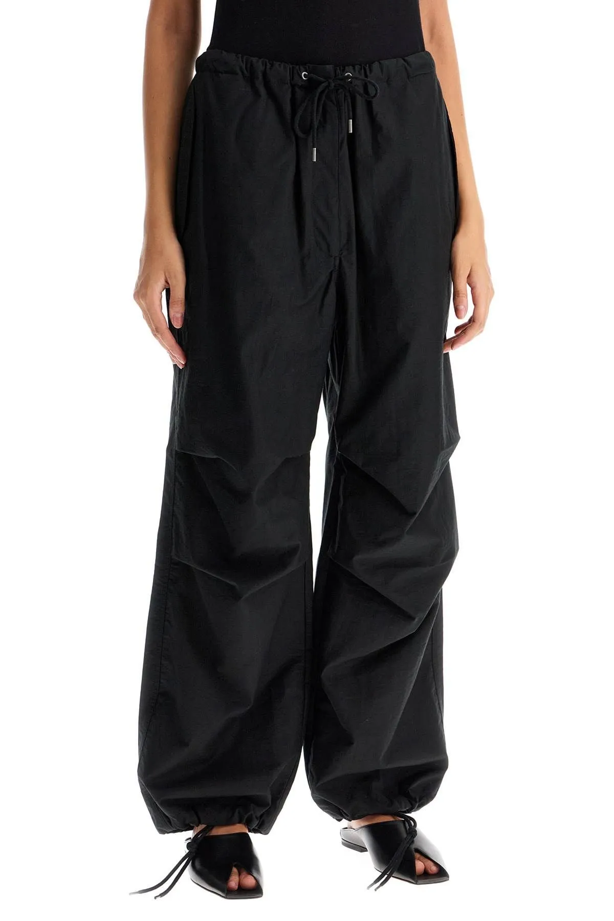 Pantaloni parachute in misto cotone