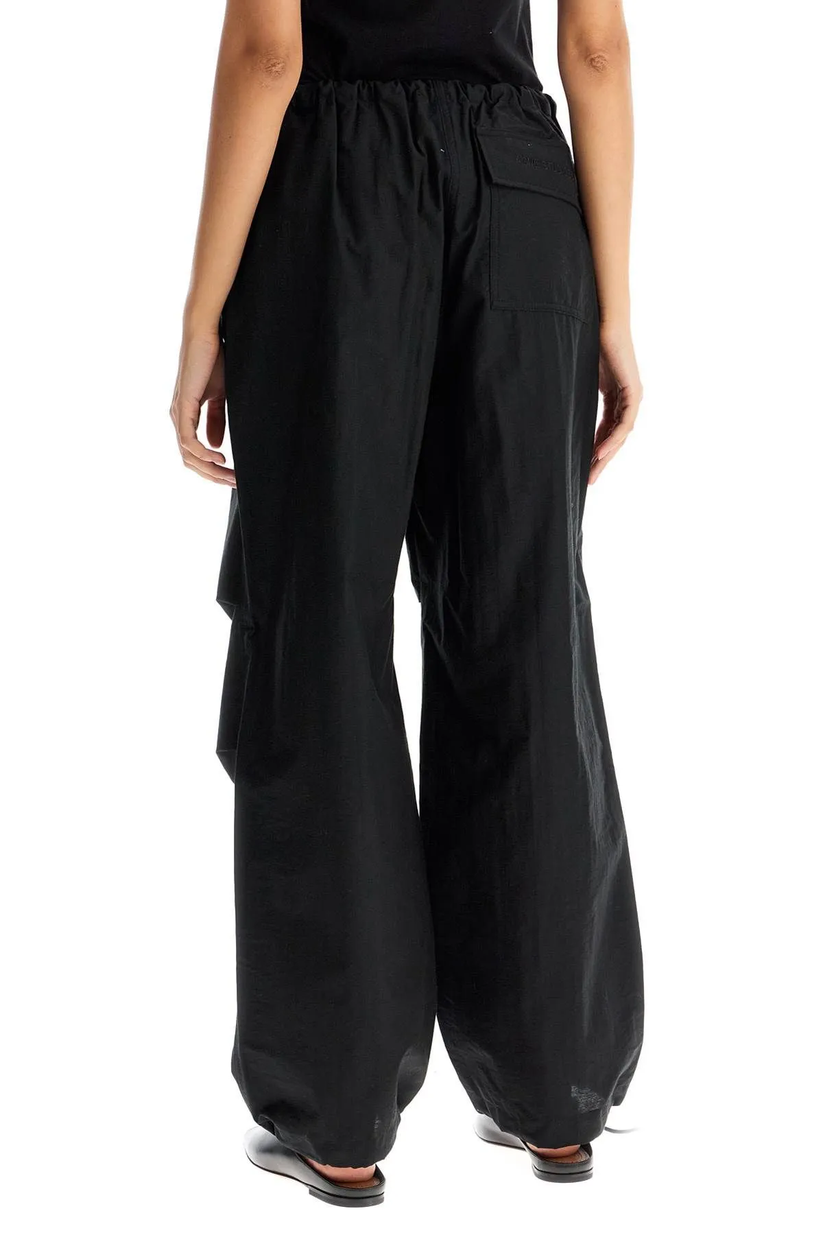 Pantaloni parachute in misto cotone