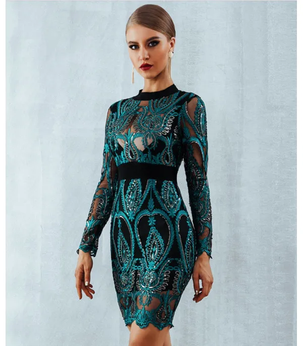 Peacock dress tull