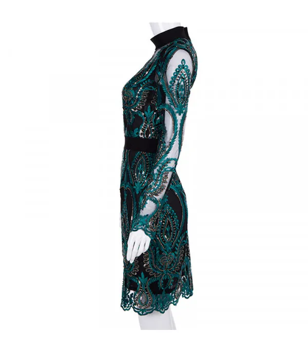 Peacock dress tull