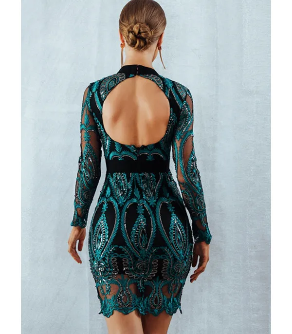 Peacock dress tull