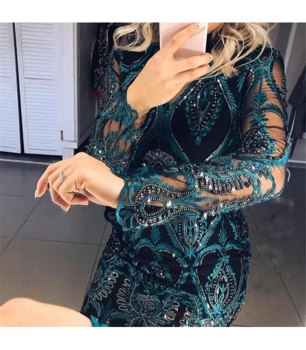 Peacock dress tull
