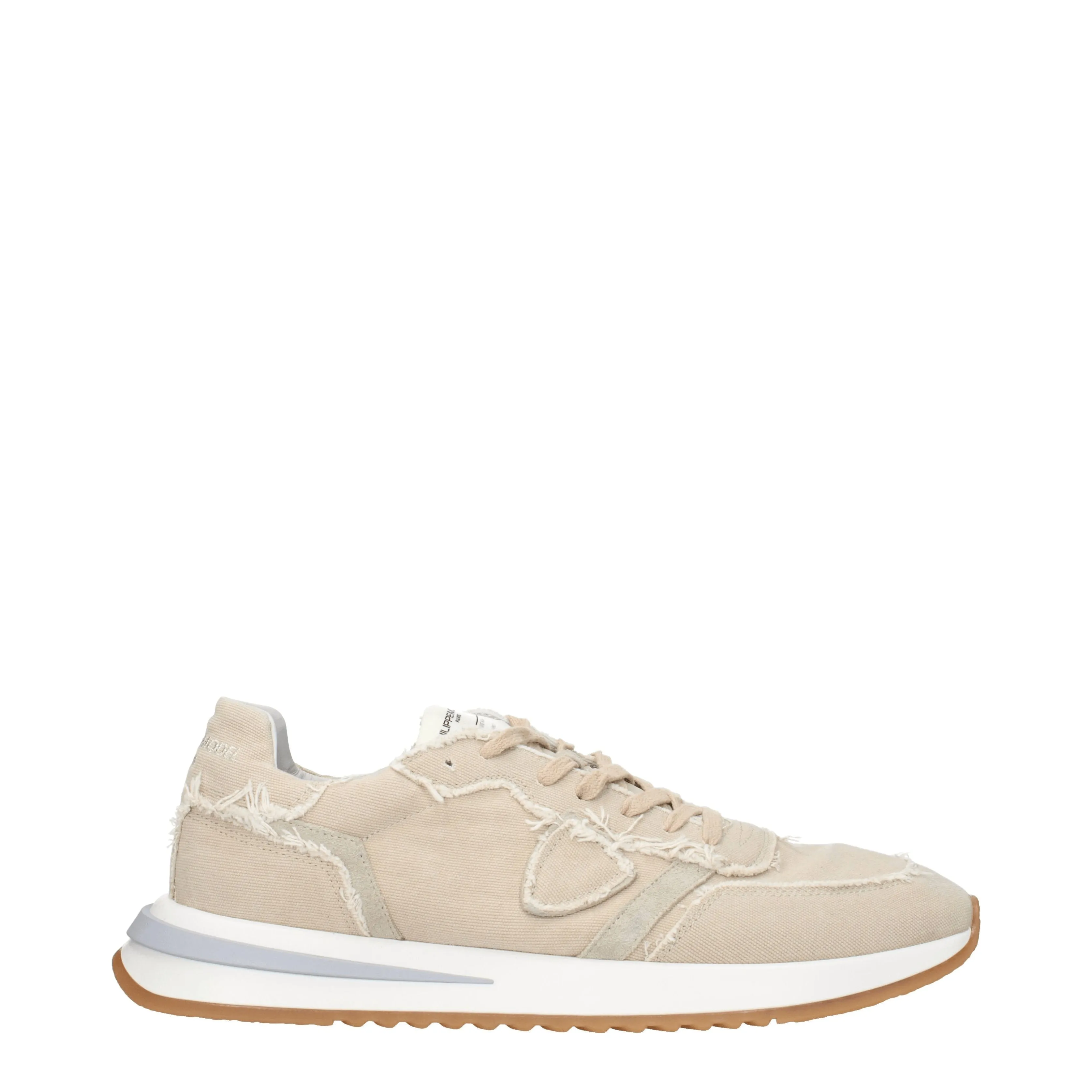 Philippe Model Sneakers Tropez 2.1 Uomo Tessuto Beige/Sabbia Chiaro