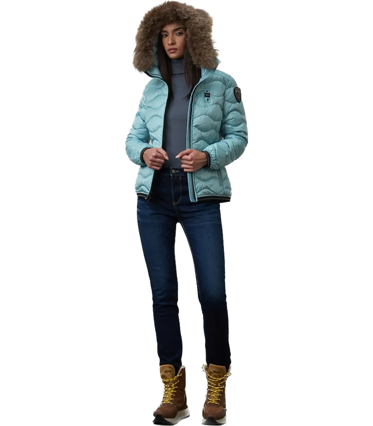 Piumino Donna Blauer Aldie