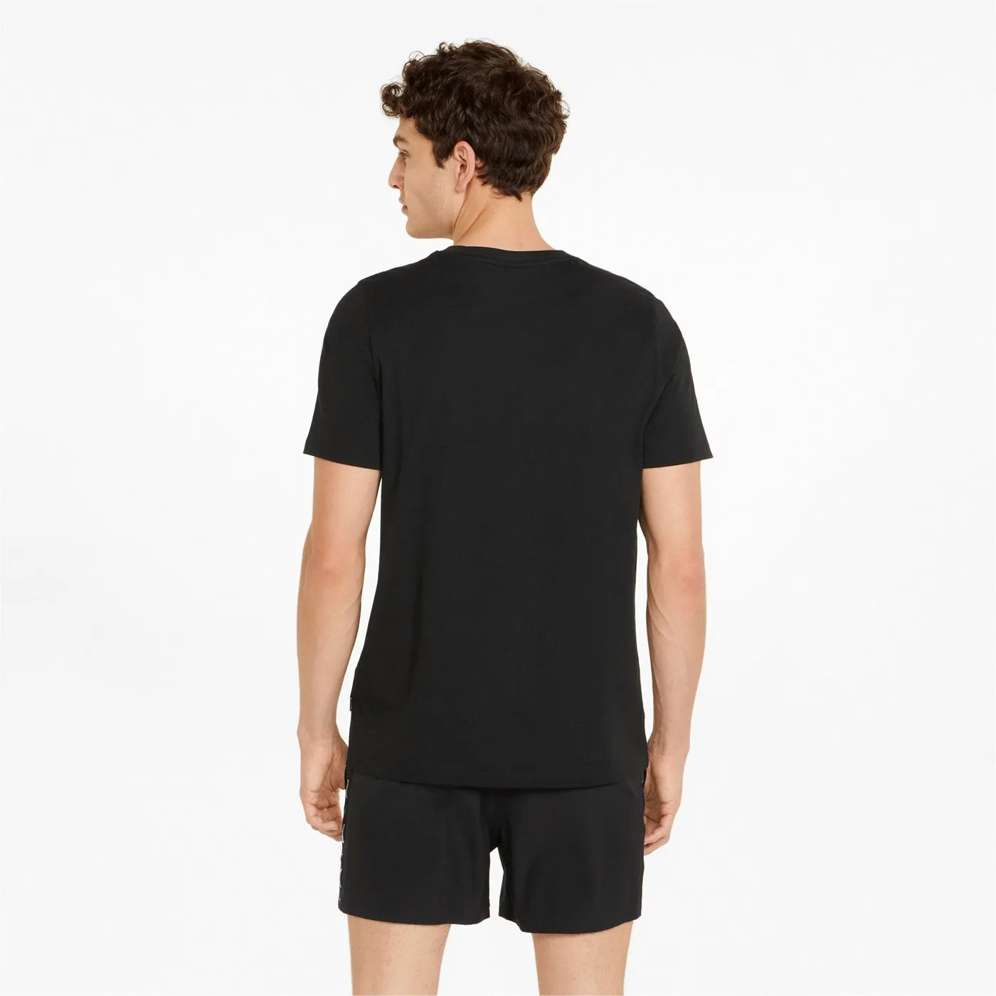 Puma men's short sleeve t-shirt ESS+ Tape 847382-01 black