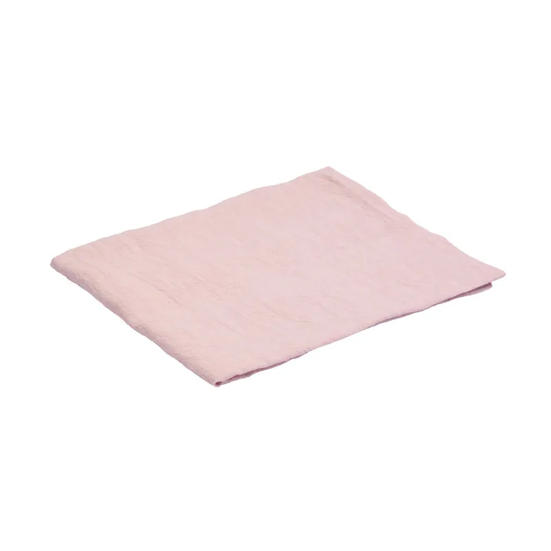 Puro lino tavola Runner 45x140 Puro Lino Rosa Perla