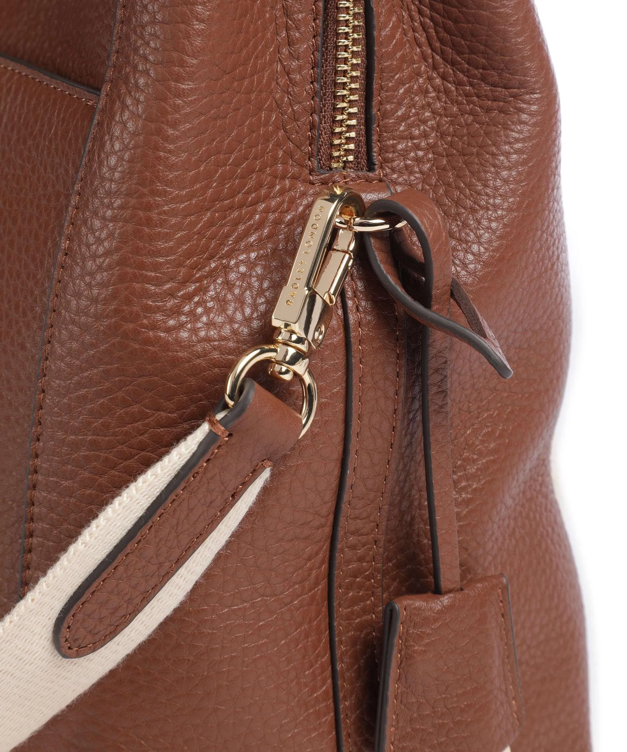  Radley London Dukes Place Borsa a tracolla pelle di vacchetta grana marrone/beige  