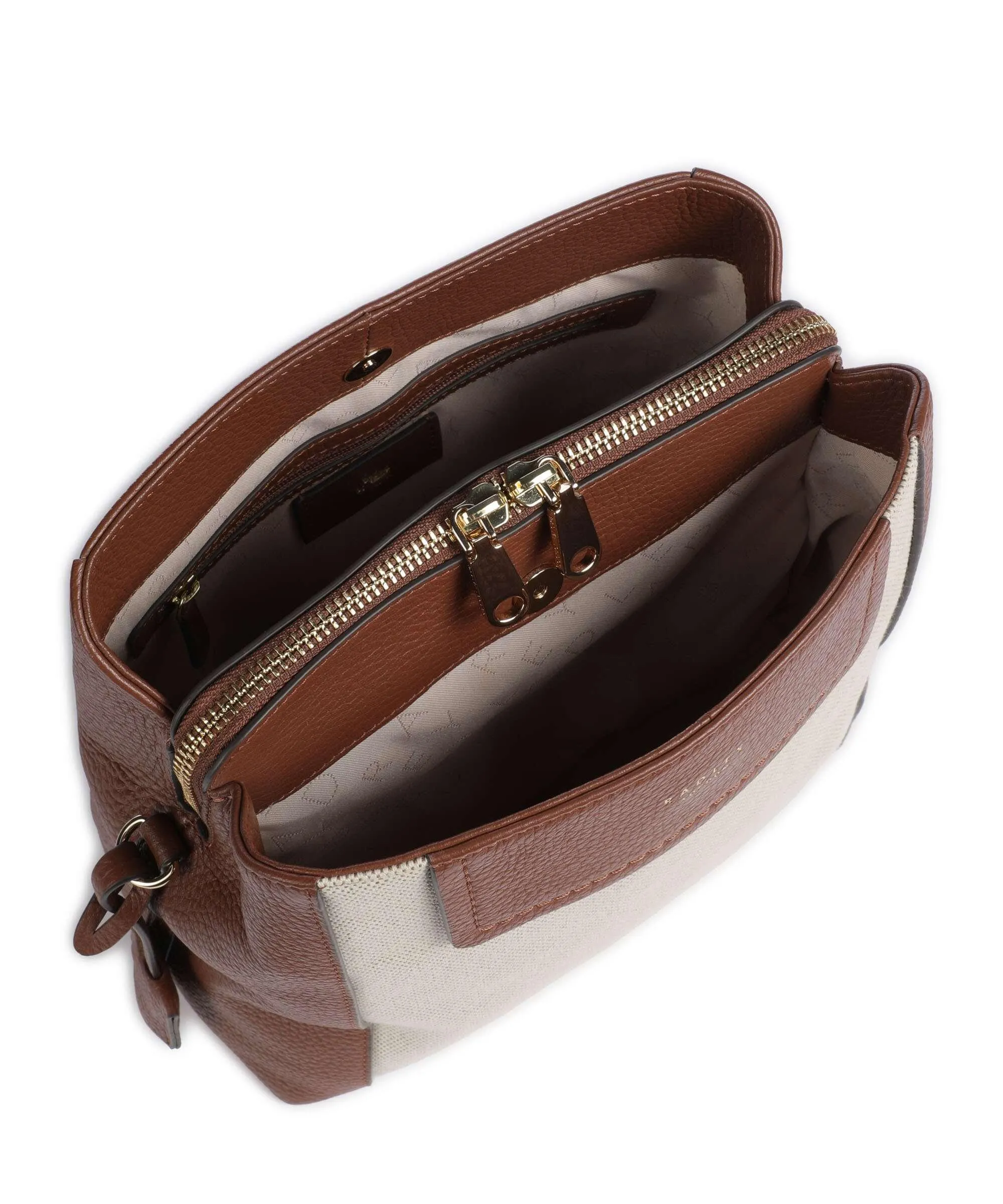  Radley London Dukes Place Borsa a tracolla pelle di vacchetta grana marrone/beige  