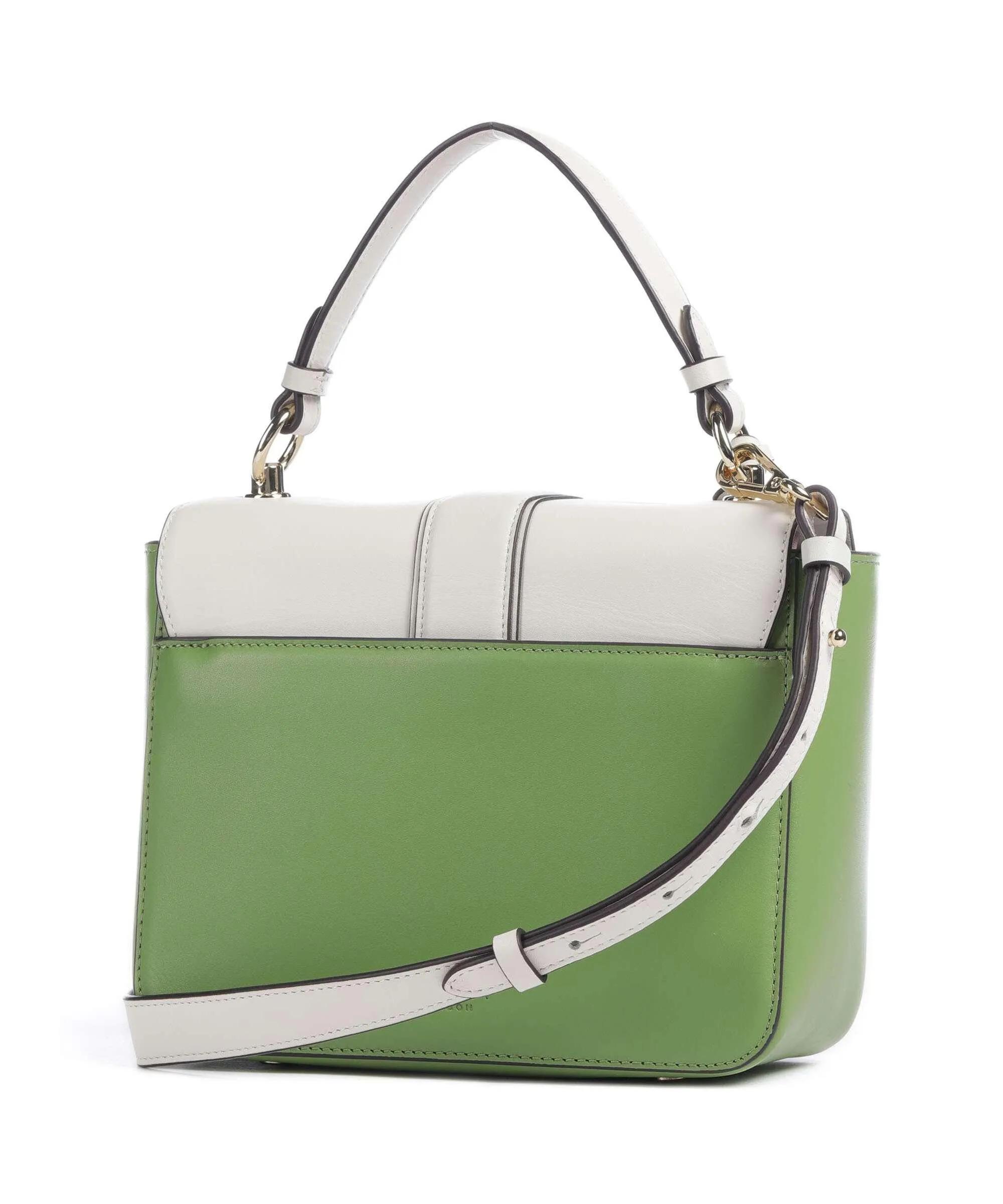  Radley London Hanley Close Borsa a tracolla pelle a grana fine bianco/verde  