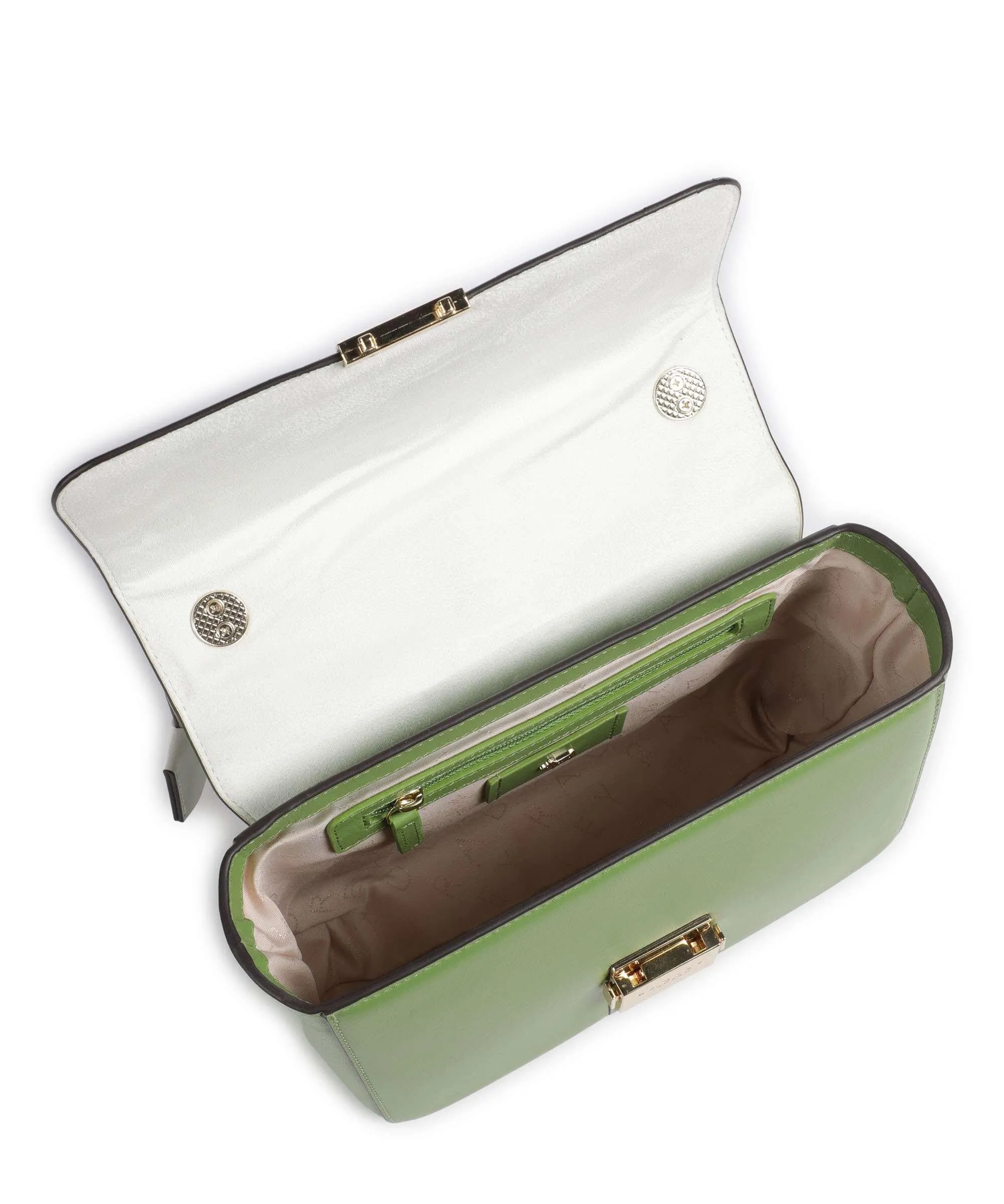  Radley London Hanley Close Borsa a tracolla pelle a grana fine bianco/verde  