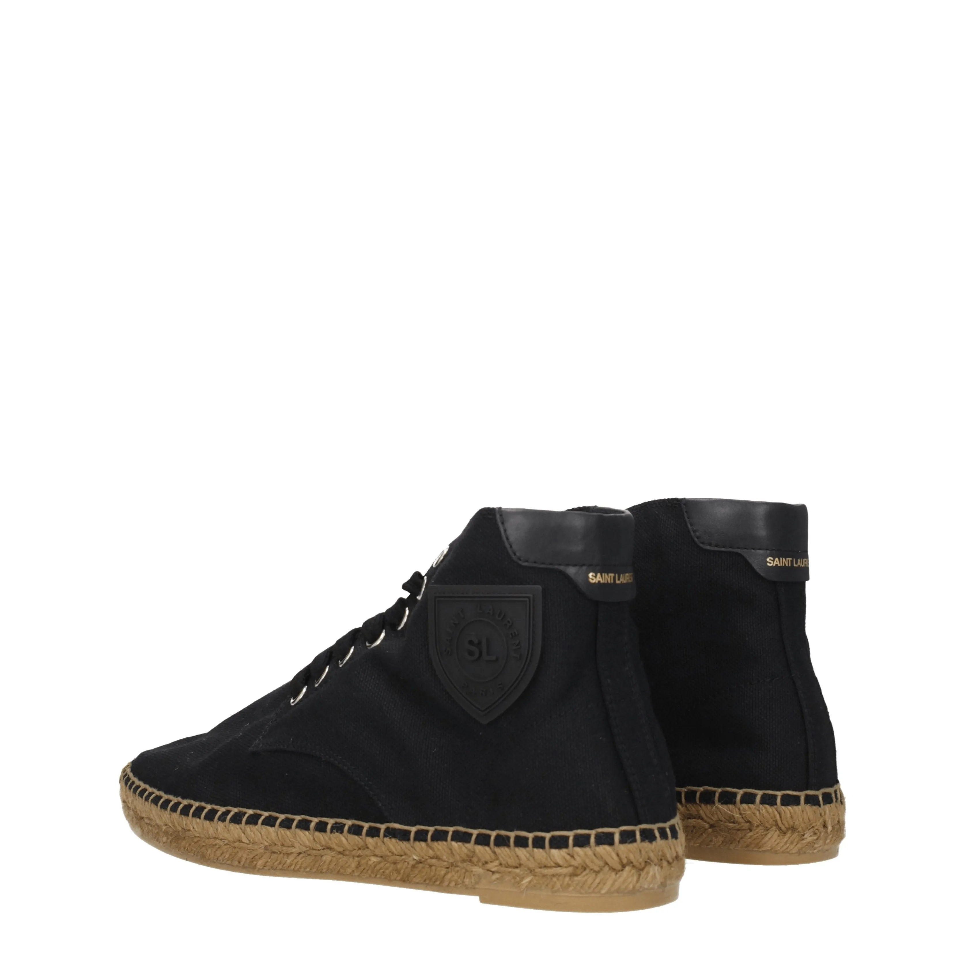 Saint Laurent Sneakers Damon Uomo Tessuto Nero