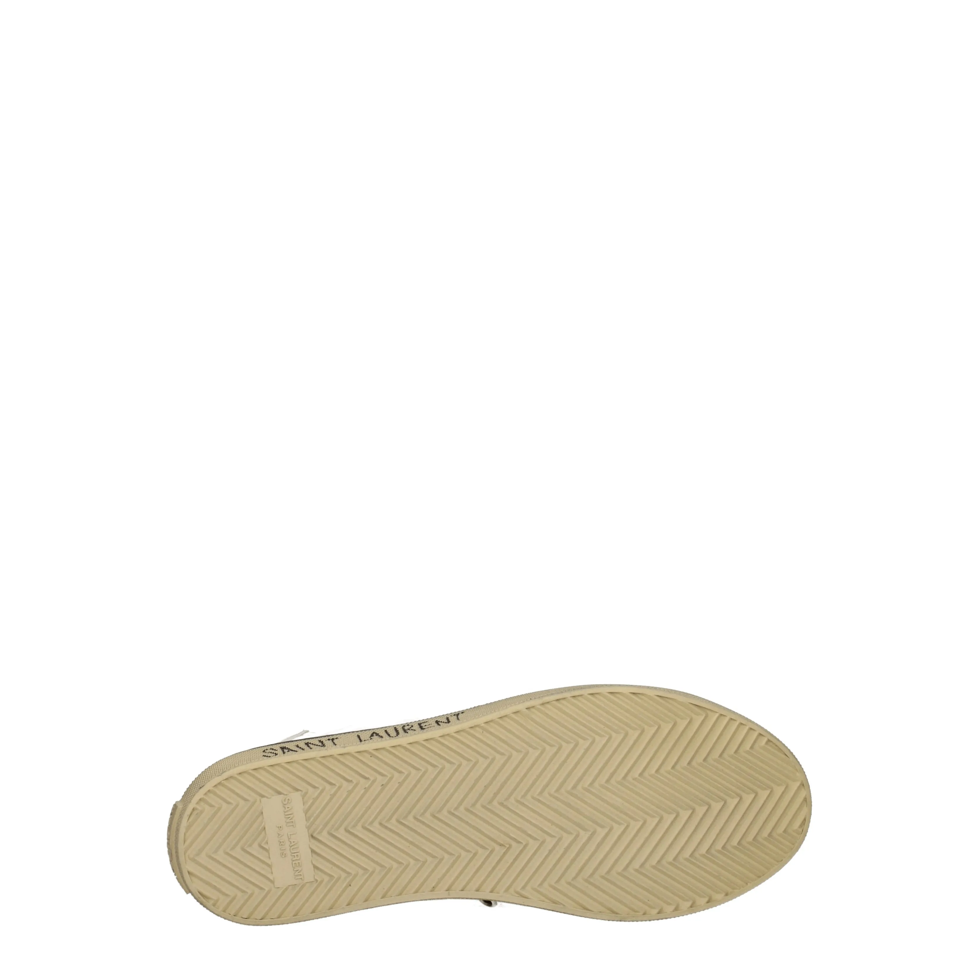 Saint Laurent Sneakers Donna Pelle Argento