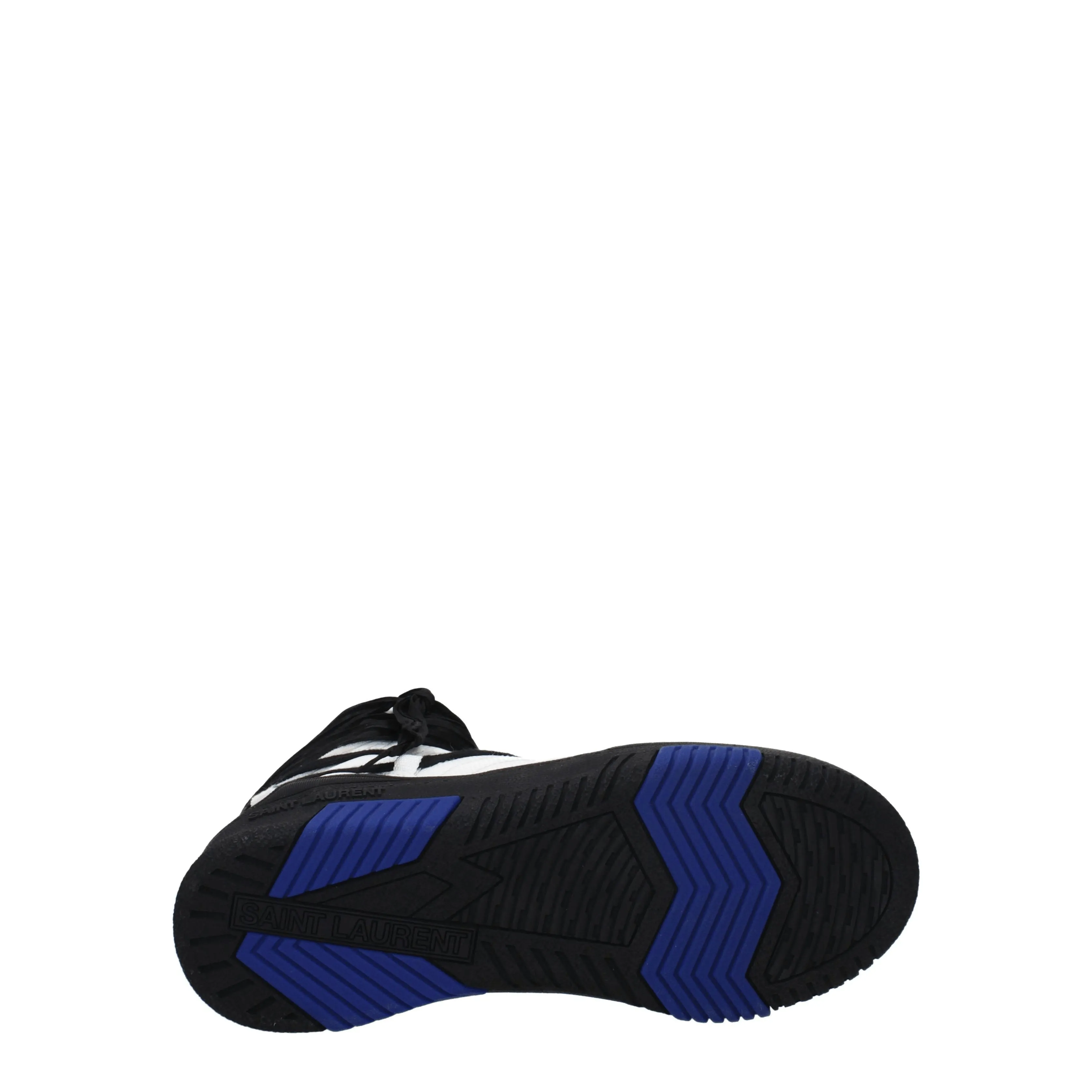 Saint Laurent Sneakers Uomo Pelle Bianco/Nero