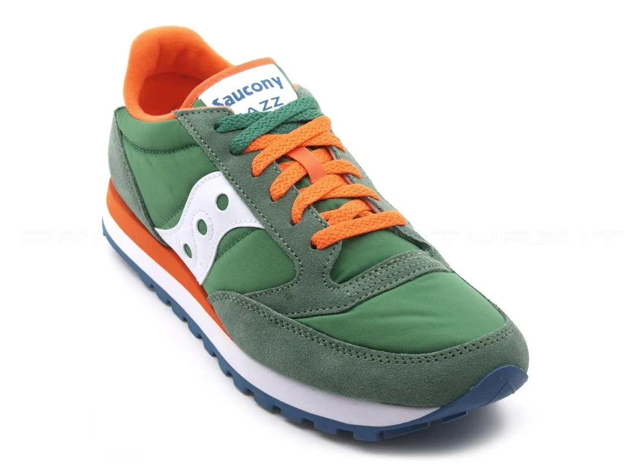 Saucony uomo Jazz O' Verde Arancio