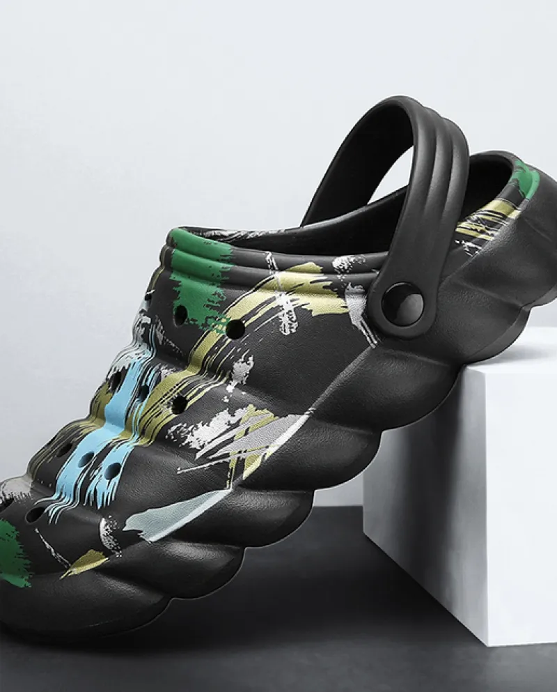 Scarpe da acqua estive Scarpe da ginnastica da uomo Sandali 2022 Sandali da uomo Eva Suola morbida Baotou Scarpe da spiaggia Zoc