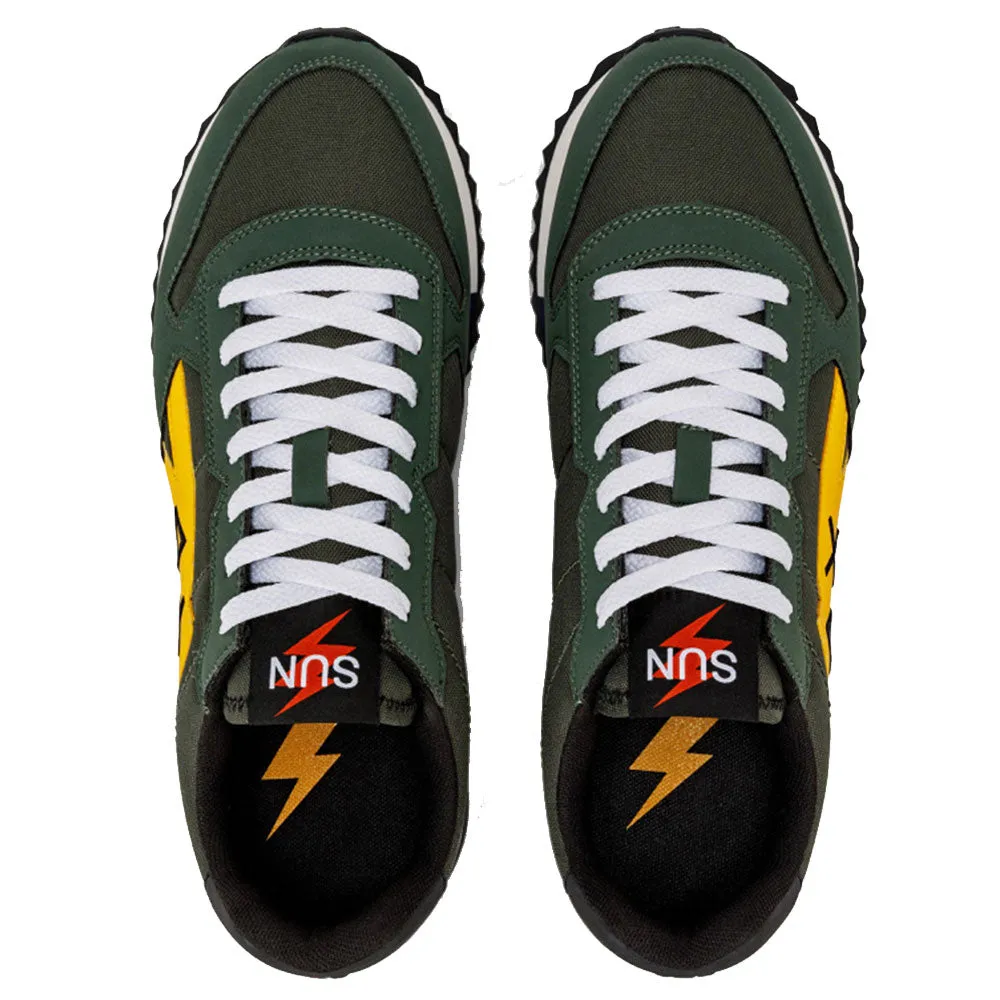Scarpe Uomo Sun68 Sneakers Niki Solid Militare - Z43121