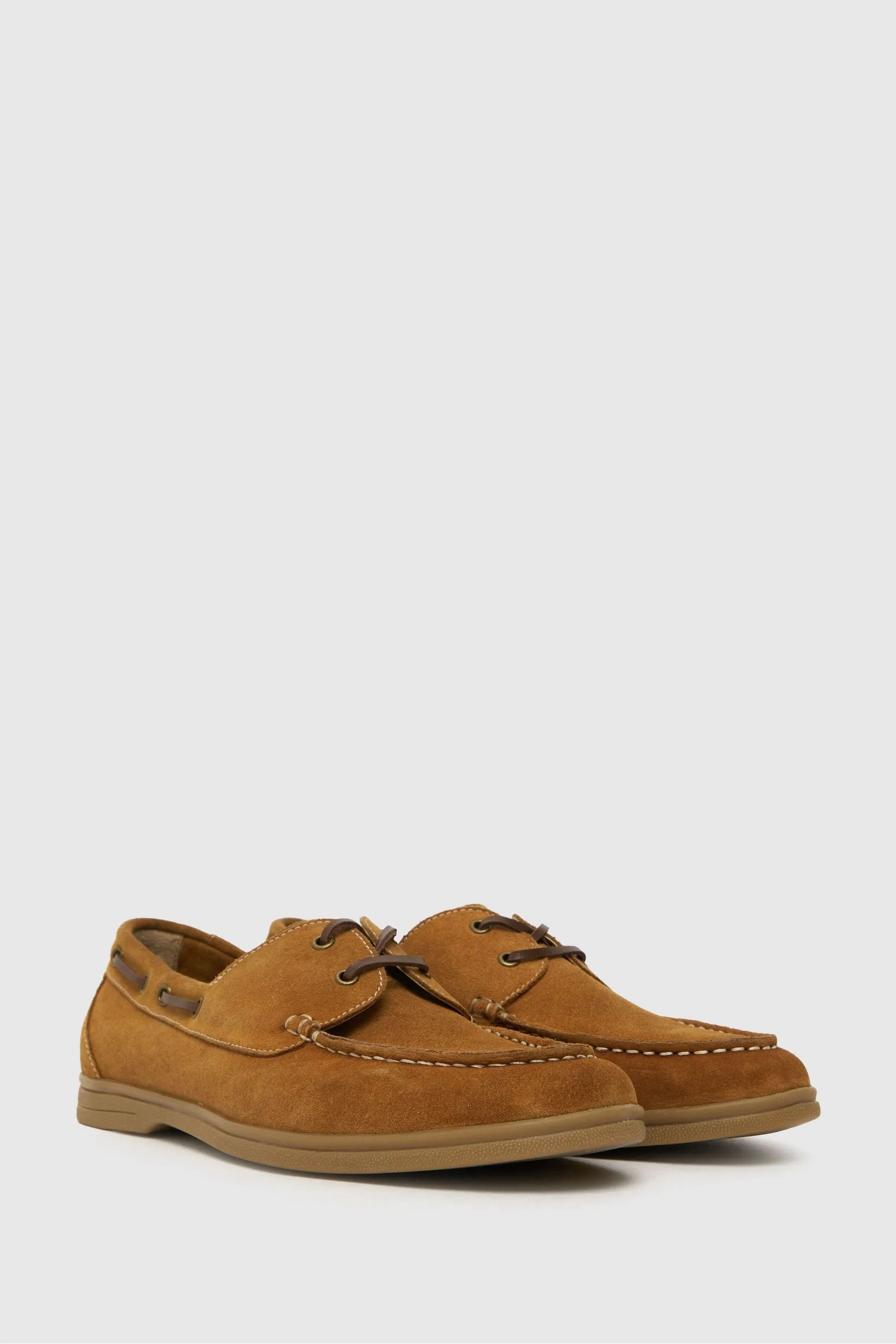 Schuh Pablo - Marrone a barca scamosciata - Scarpe