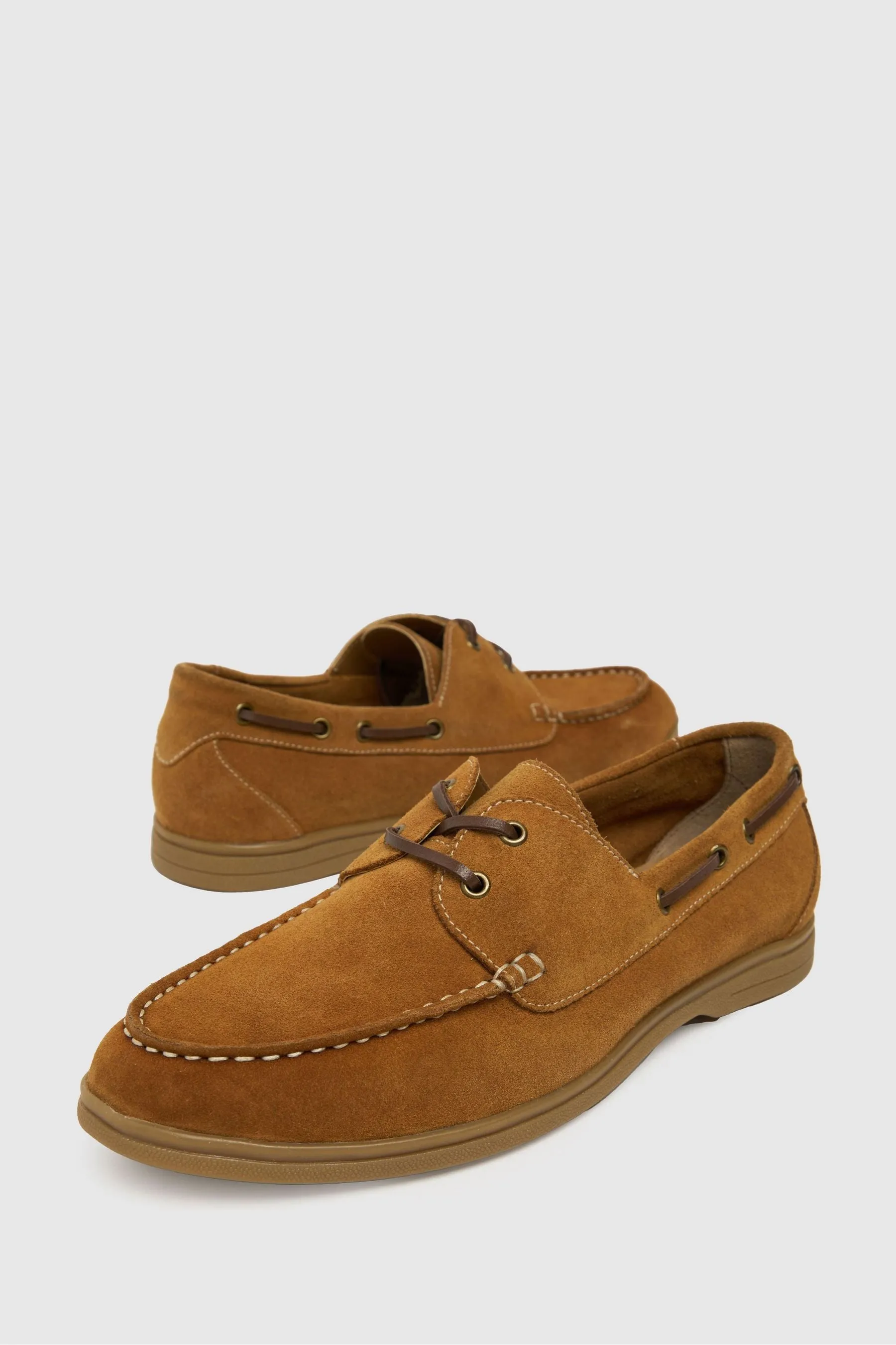 Schuh Pablo - Marrone a barca scamosciata - Scarpe